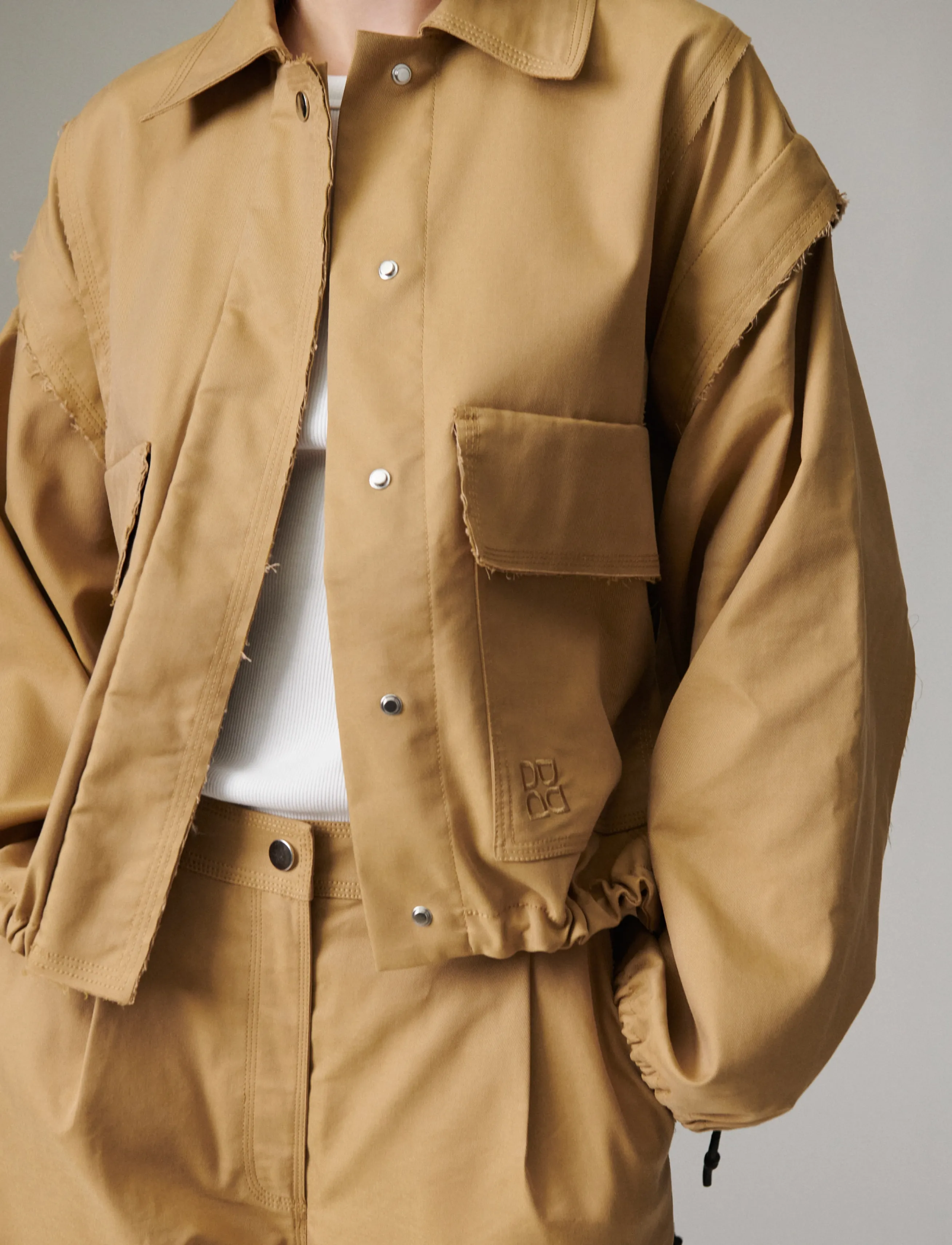 Day Birger et Mikkelsen - Stevens - Canvas Deluxe - utility jackets - ecru olive - 4