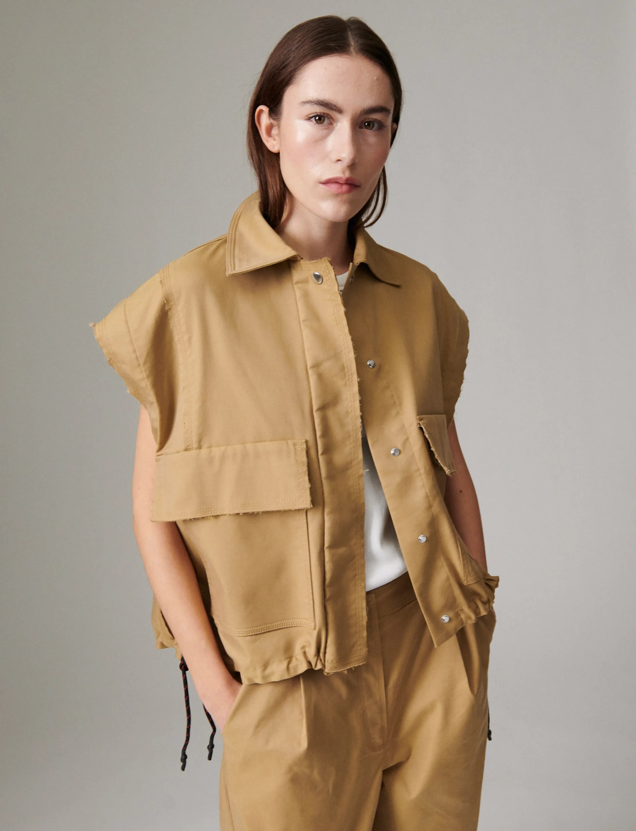 Day Birger et Mikkelsen - Stevens - Canvas Deluxe - utility jackets - ecru olive - 5
