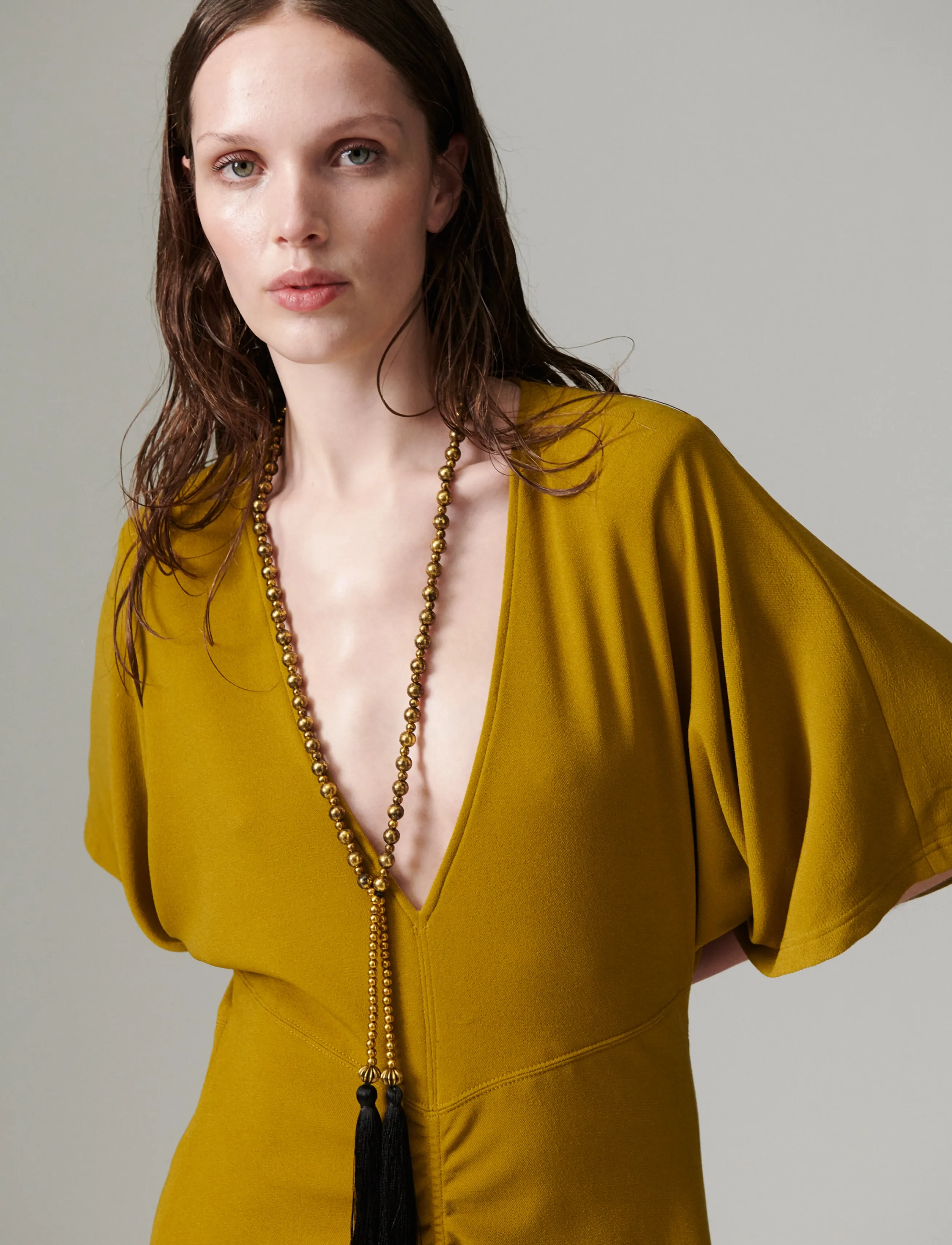 Day Birger et Mikkelsen - DAYJaro - Pique - maxiklänningar - ecru olive - 3