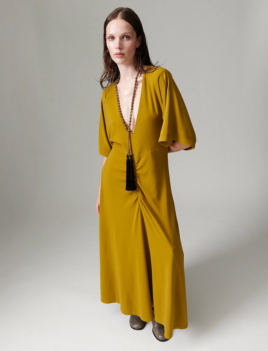 Day Birger et Mikkelsen - DAYJaro - Pique - maxiklänningar - ecru olive - 4