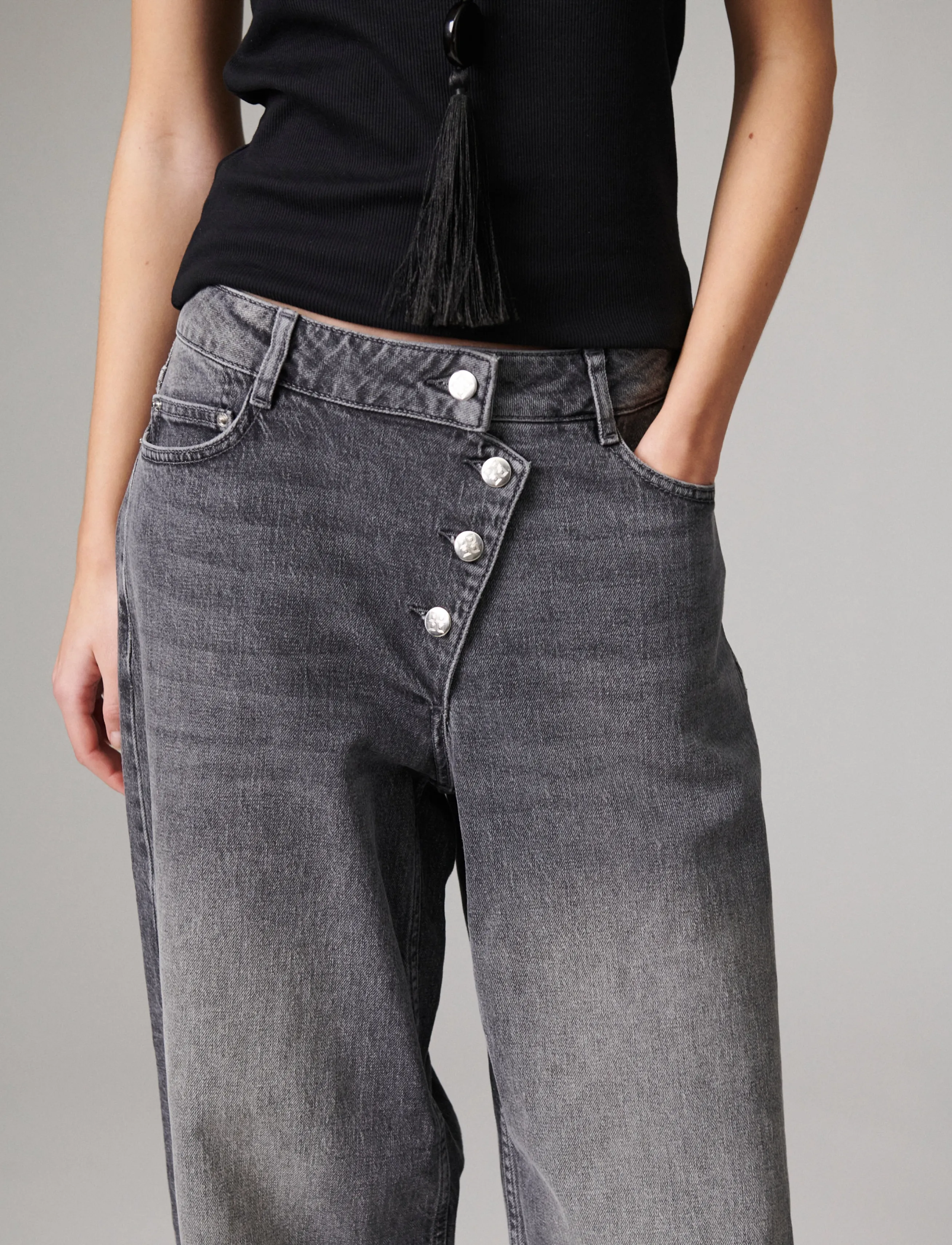 Day Birger et Mikkelsen - Andi Assymetric - Light Grey Denim - moetrendid - light grey - 3