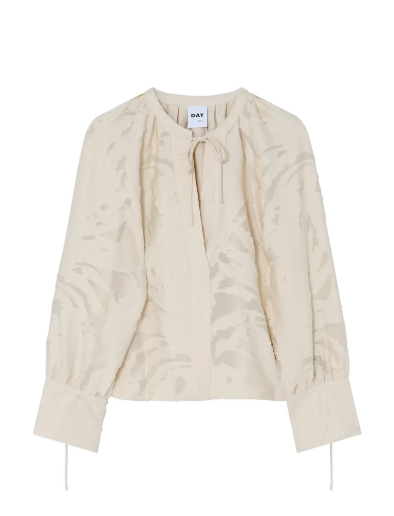 Day Birger et Mikkelsen Penka - Raw Jacquard - Blusar & Skjortor - JET STREAM / cream