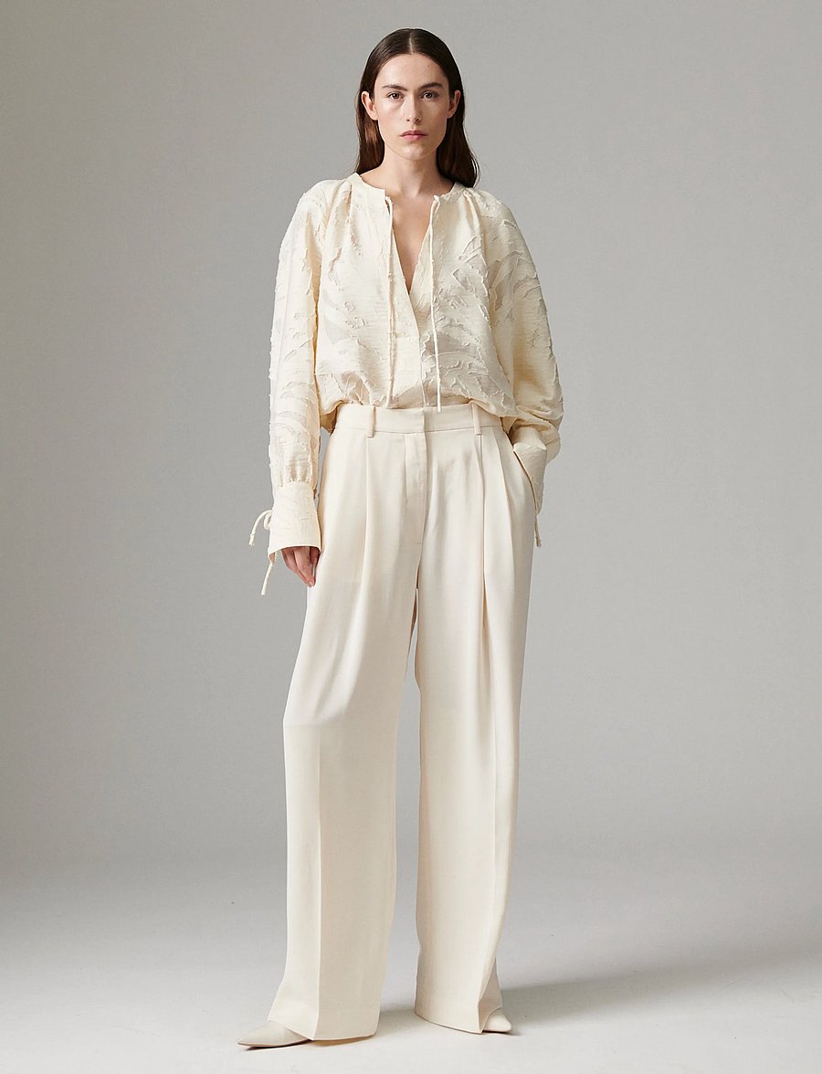 Day Birger et Mikkelsen - Penka - Raw Jacquard - blouses à manches longues - jet stream - 3