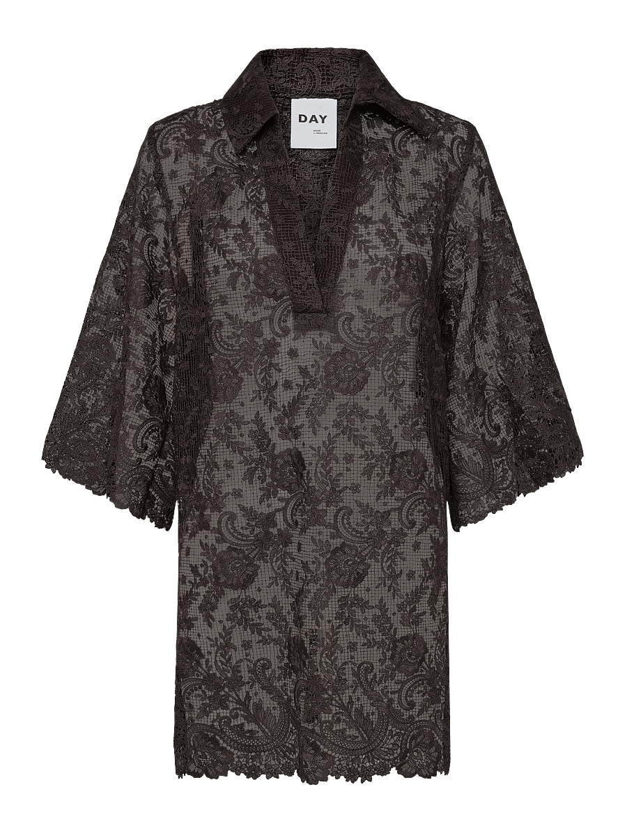 Day Birger et Mikkelsen - Prima - Day Crochet - tuniken - coffee bean - 1
