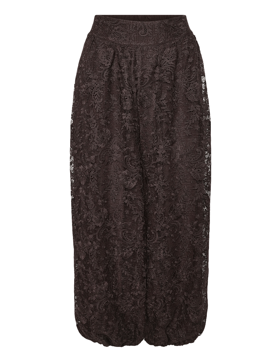 Day Birger et Mikkelsen - Barbo - Day Crochet - hosen mit weitem bein - coffee bean - 1