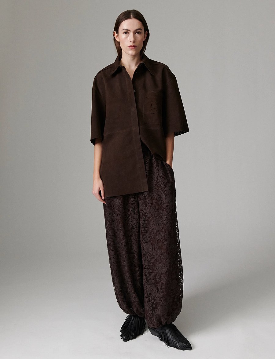 Day Birger et Mikkelsen - Barbo - Day Crochet - hosen mit weitem bein - coffee bean - 3