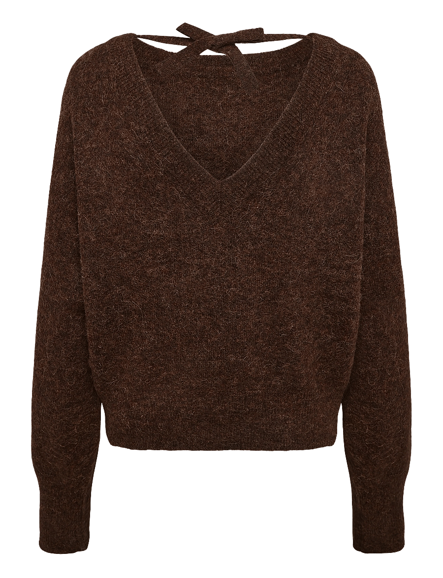 Day Birger et Mikkelsen - Malia - Cozy Days - pullover - coffee bean melange - 2