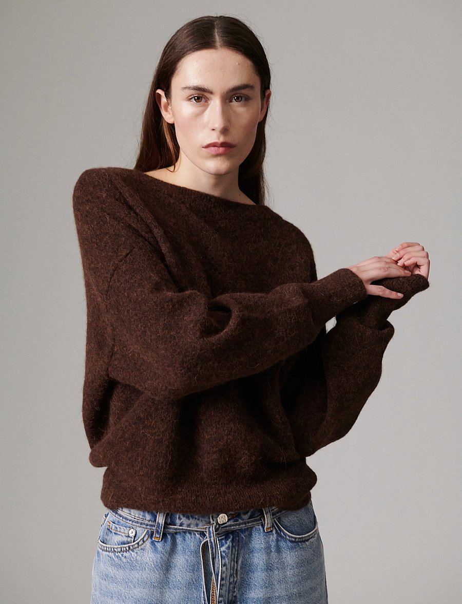 Day Birger et Mikkelsen - Malia - Cozy Days - pullover - coffee bean melange - 0