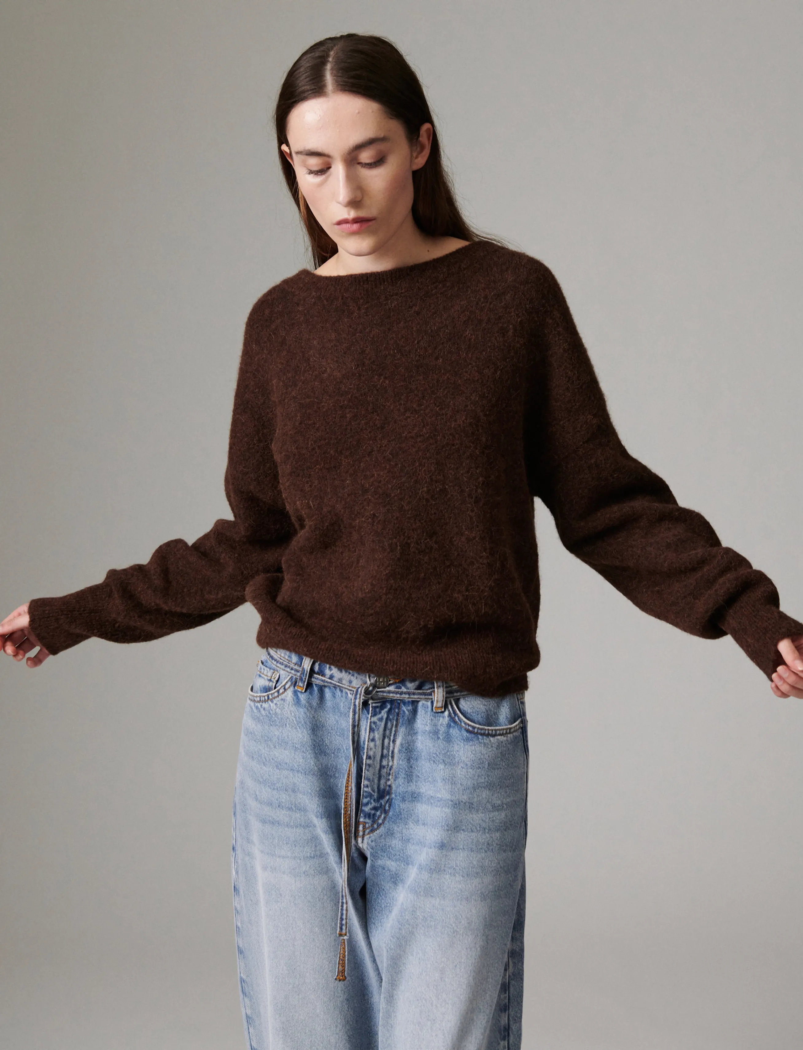 Day Birger et Mikkelsen - Malia - Cozy Days - jumpers - coffee bean melange - 4