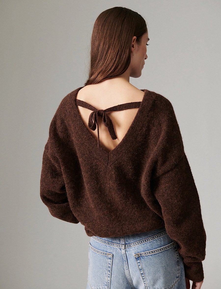 Day Birger et Mikkelsen - Malia - Cozy Days - pullover - coffee bean melange - 5