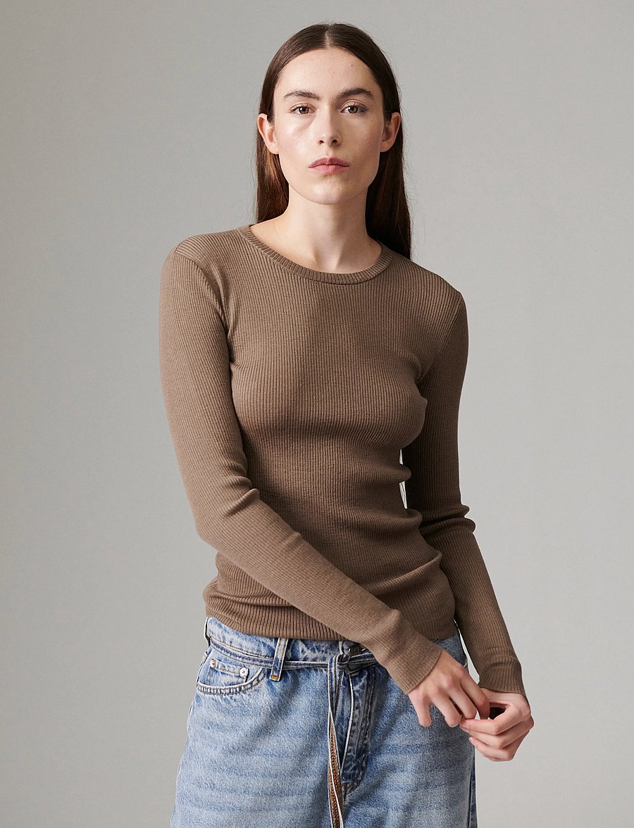 Day Birger et Mikkelsen - Mariana - Daily Elements - pullover - walnut - 0