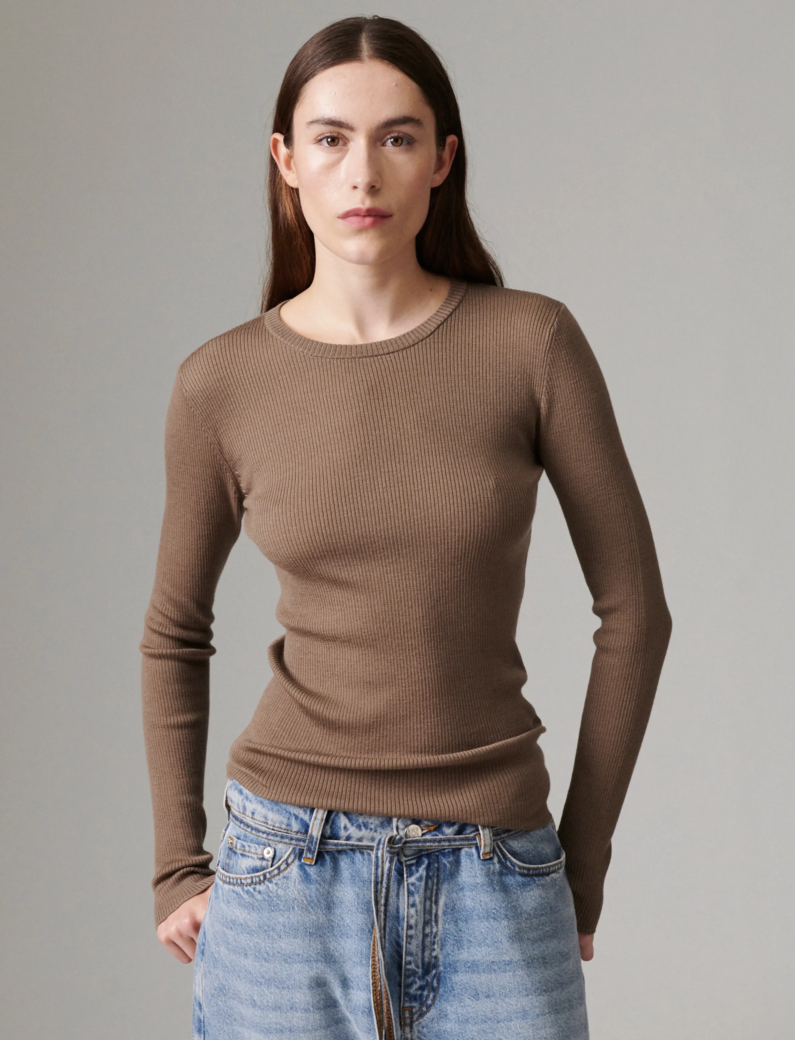 Day Birger et Mikkelsen - Mariana - Daily Elements - jumpers - walnut - 4