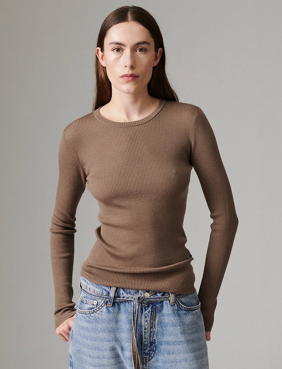 Day Birger et Mikkelsen - Mariana - Daily Elements - pullover - walnut - 4