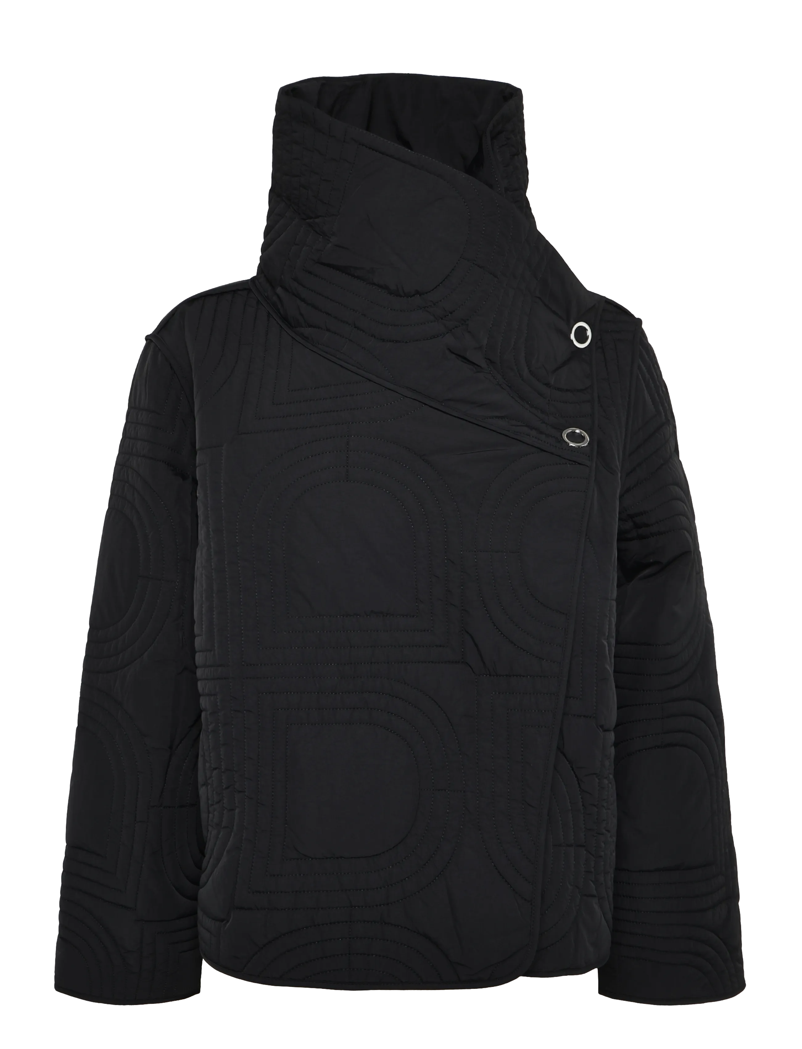 Day Birger et Mikkelsen - DAYMel - Rhombus Qiuilt - steppjacken - black - 1