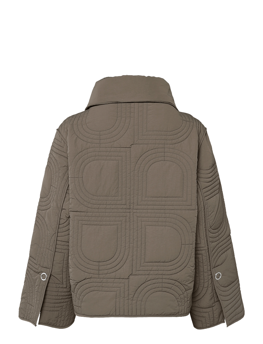 Day Birger et Mikkelsen - DAYMel - Rhombus Qiuilt - quiltede jakker - walnut - 2