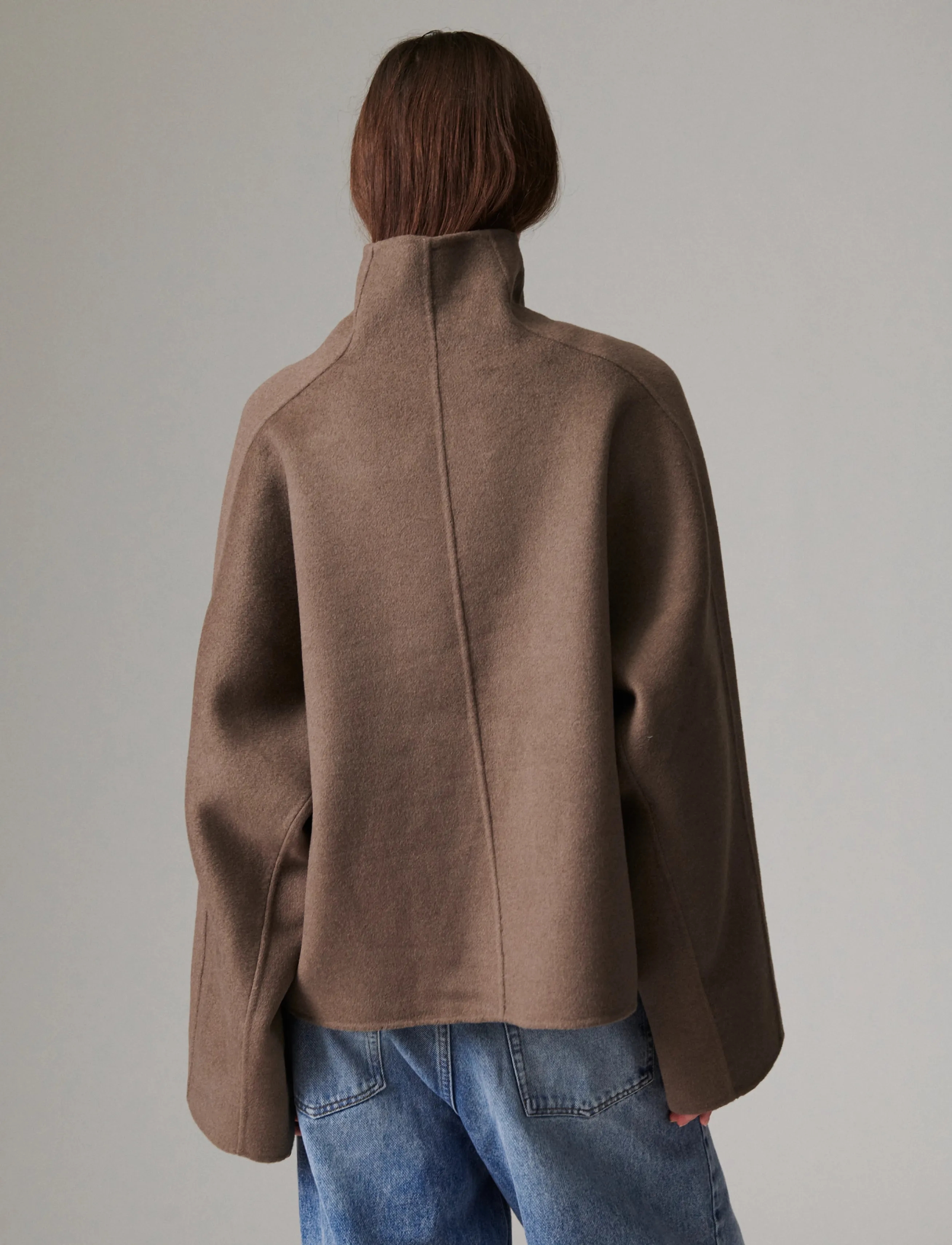 Day Birger et Mikkelsen - Ramsey - Double Faced Wool - wolljacken - walnut - 3