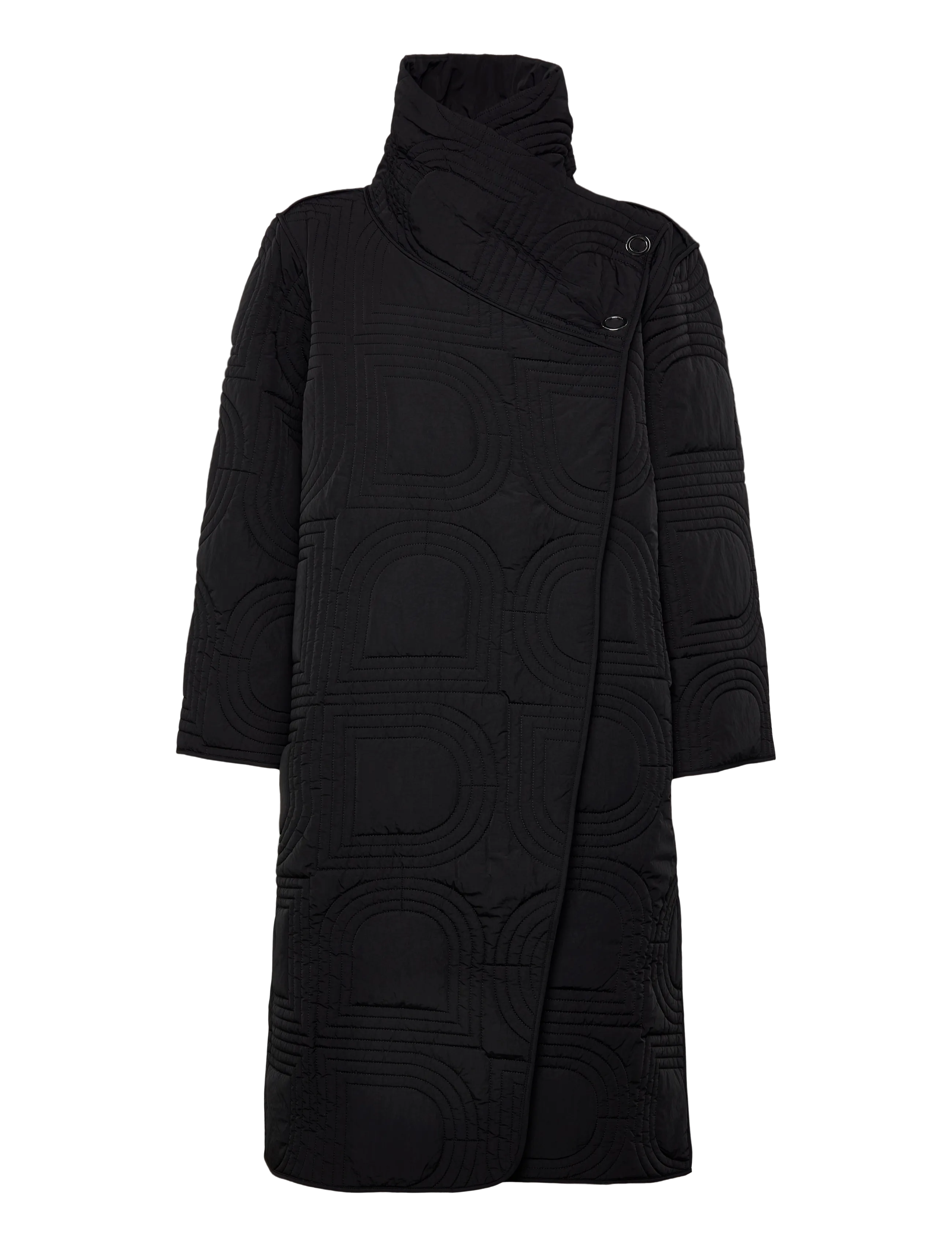 Day Birger et Mikkelsen - DAYWesley - Rhombus Quilt - talvejoped - black - 2