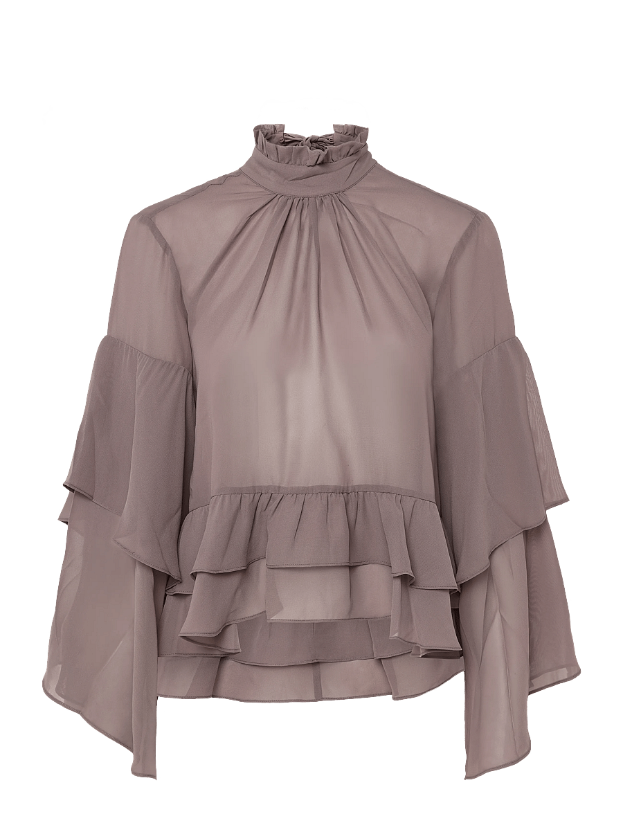 Day Birger et Mikkelsen - Nomi - Day Chiffon - pikkade varrukatega pluusid - twilight mauve - 1