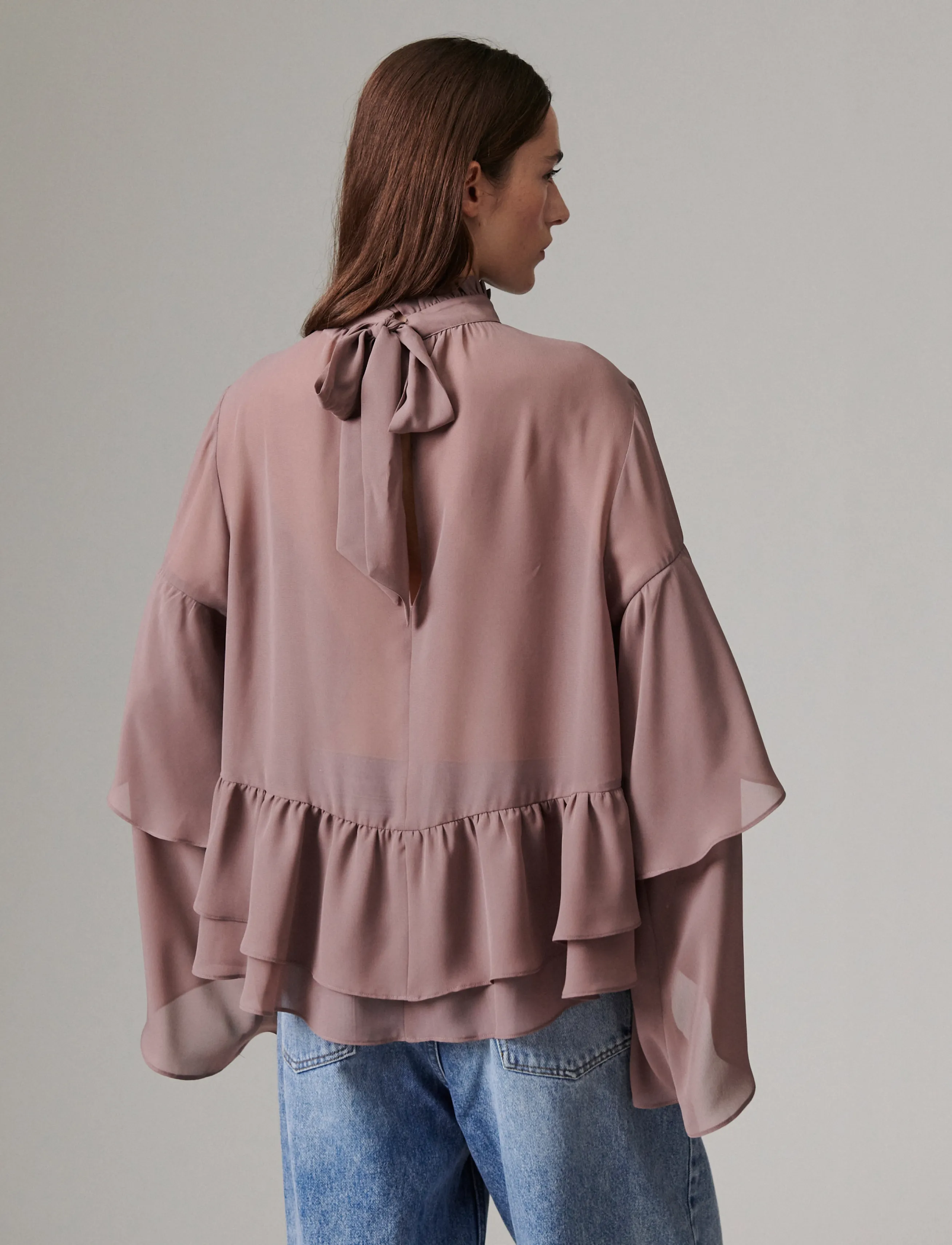 Day Birger et Mikkelsen - Nomi - Day Chiffon - langærmede bluser - twilight mauve - 0