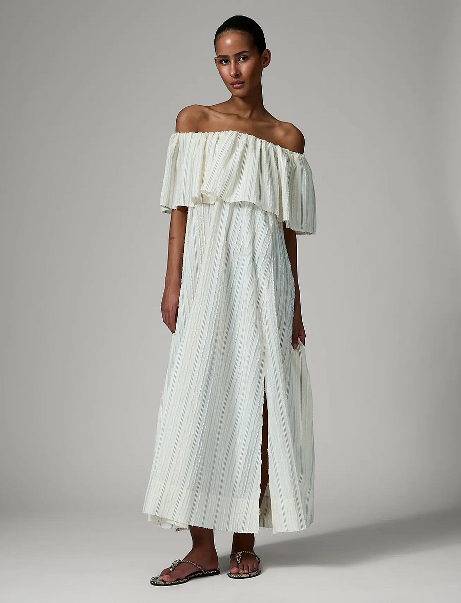 Day Birger et Mikkelsen - Chrissi- Raw Stripes - maxi dresses - jet stream - 0