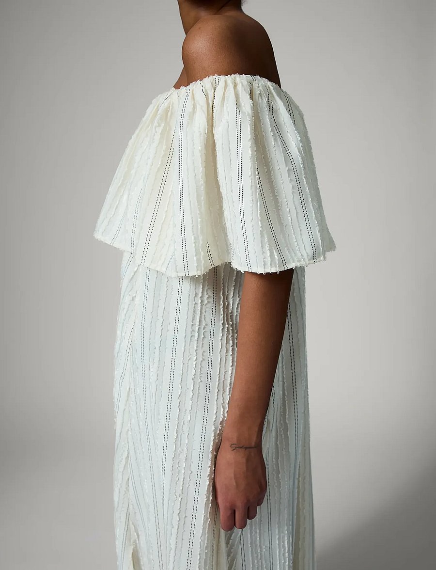 Day Birger et Mikkelsen - Chrissi- Raw Stripes - maxi dresses - jet stream - 3