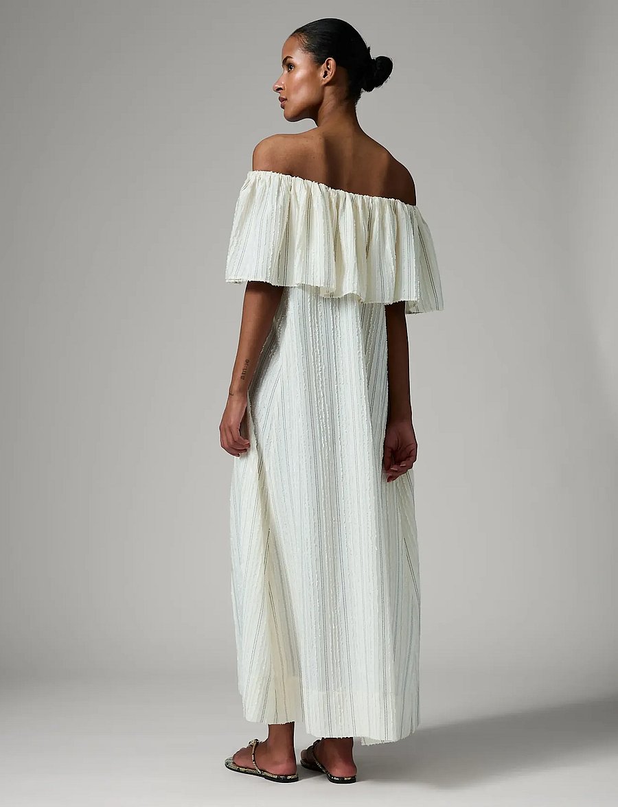 Day Birger et Mikkelsen - Chrissi- Raw Stripes - maxi dresses - jet stream - 5