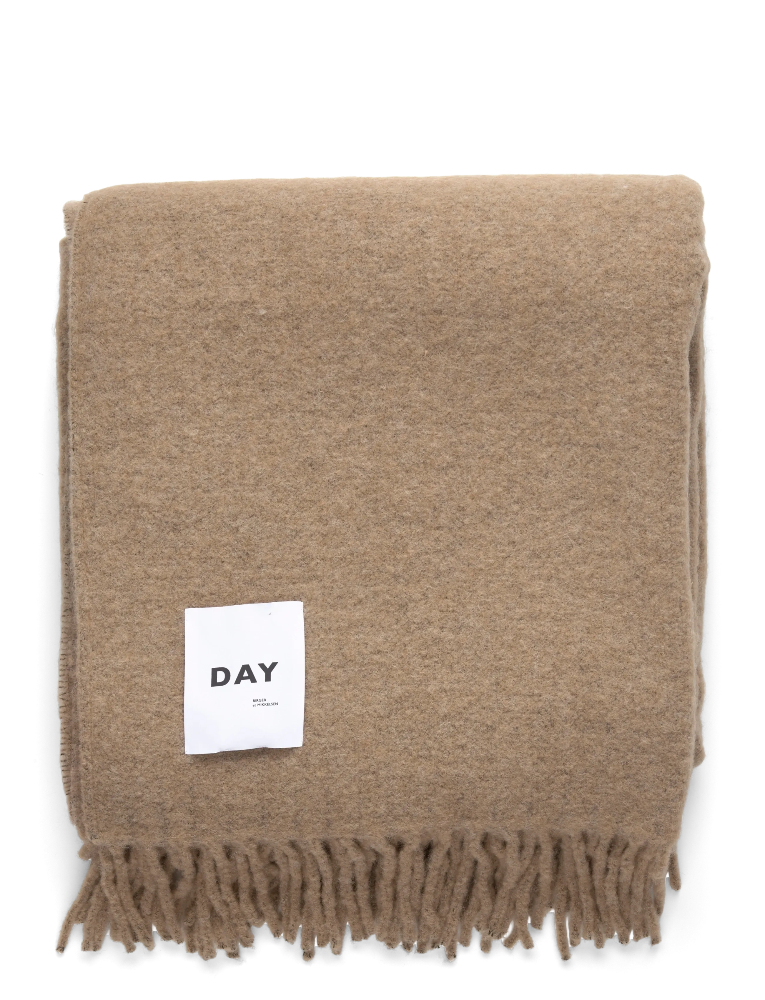 Day Birger et Mikkelsen Reggie - Fluffy Feel - Sjalar & Halsdukar - HUMUS MELANGE / beige