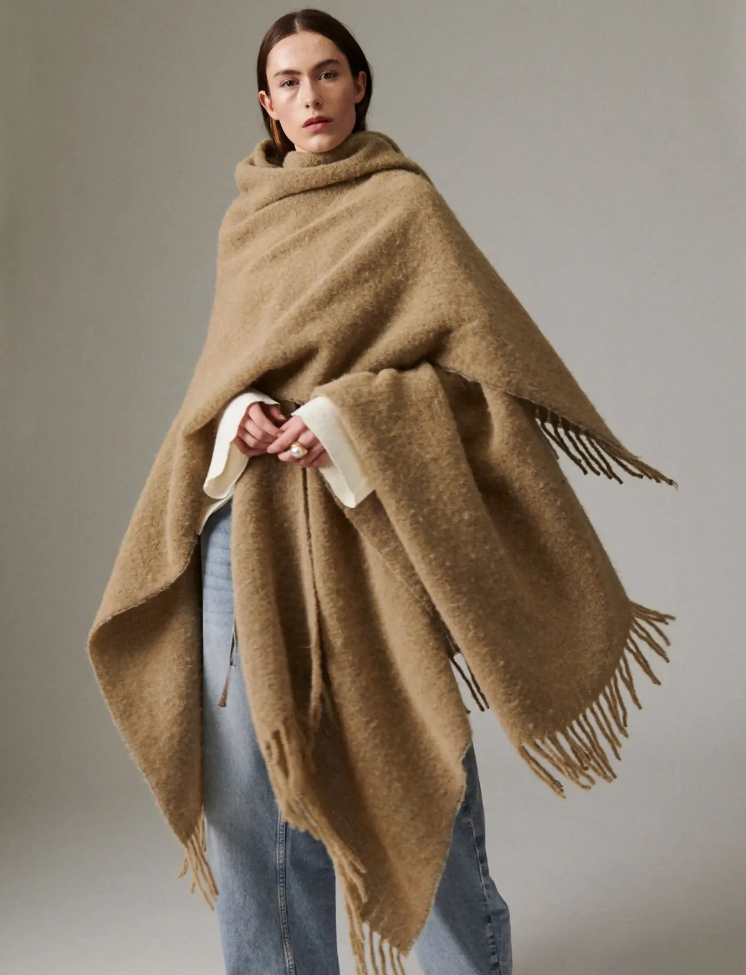 Day Birger et Mikkelsen - Reggie - Fluffy Feel - accessoires - humus melange - 4