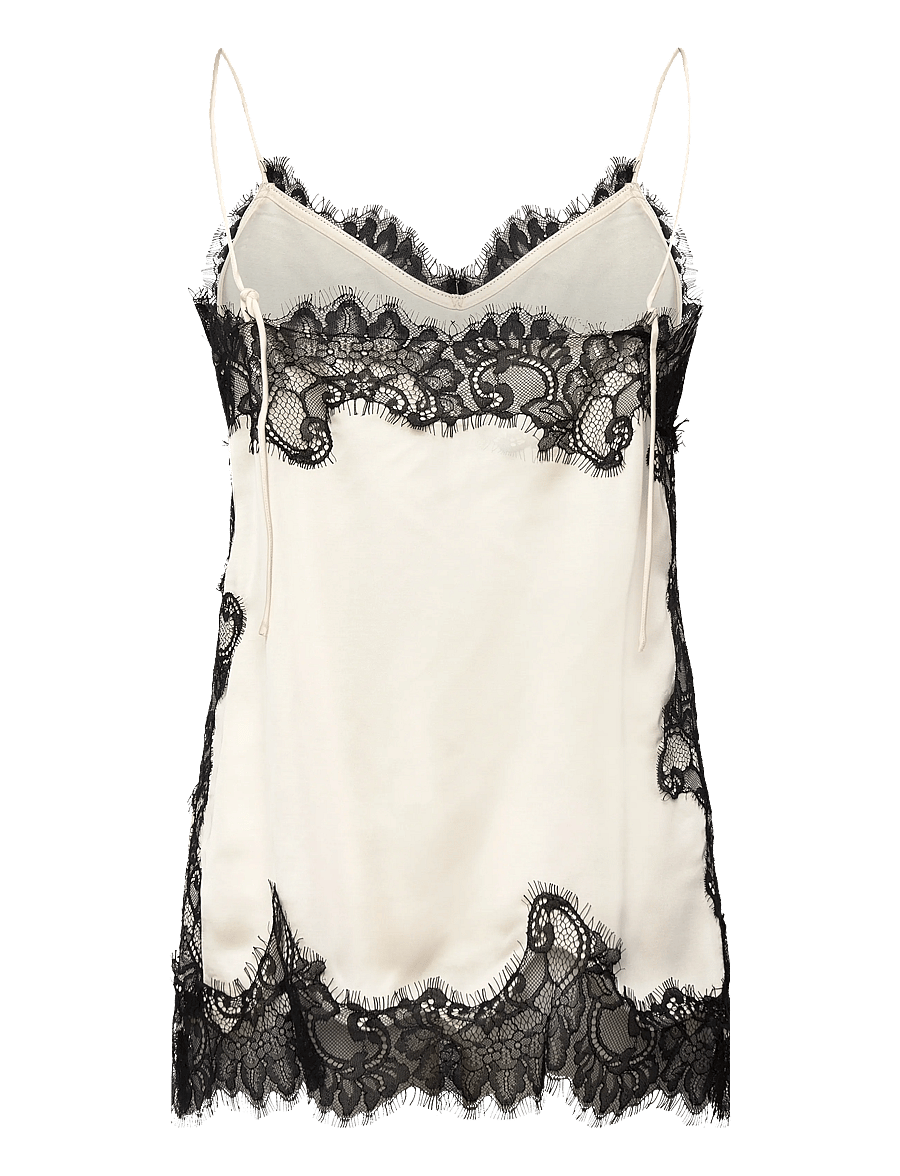 Day Birger et Mikkelsen - Lacey - Fluid Viscose - Ærmeløse toppe - vanilla ice - 2