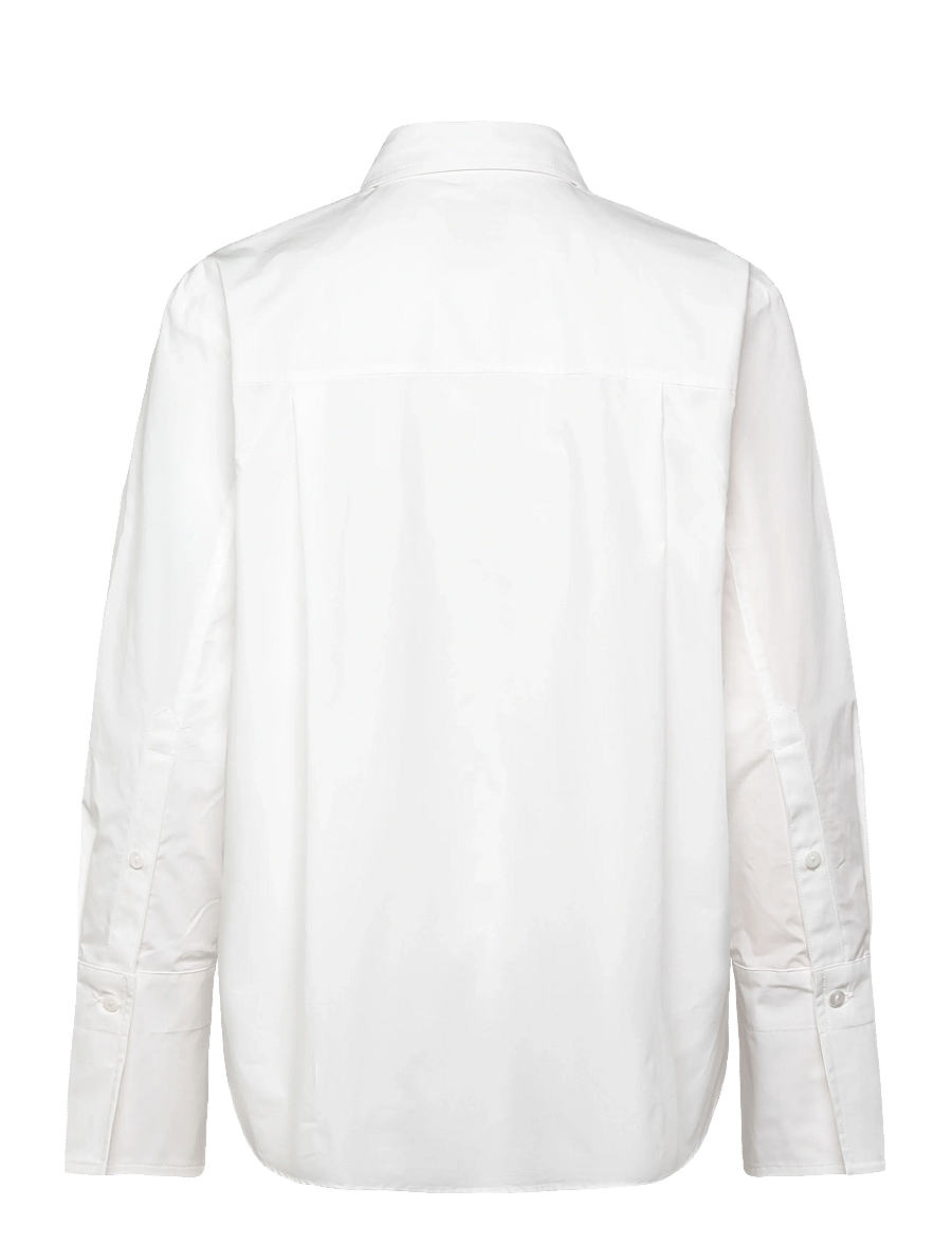 Day Birger et Mikkelsen - Stella Pocket- Poplina - denim shirts - bright white - 2