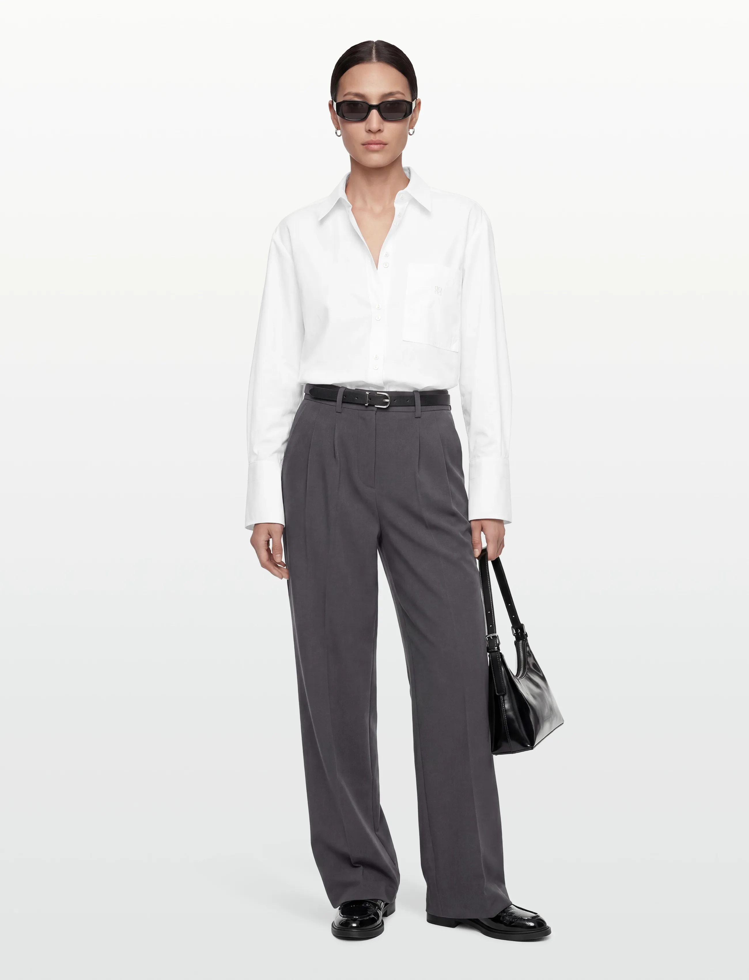 Day Birger et Mikkelsen Stella Pocket- Poplina - Langærmede skjorter - BRIGHT WHITE / white
