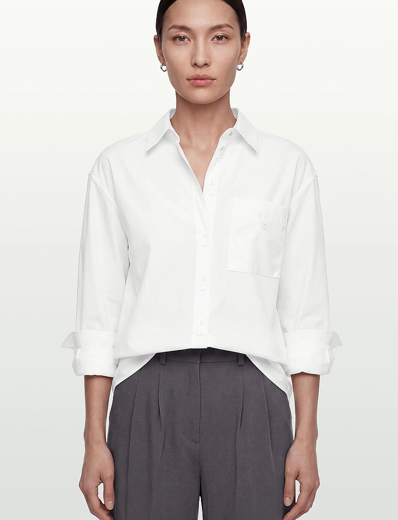 Day Birger et Mikkelsen - Stella Pocket- Poplina - jeansskjortor - bright white - 3