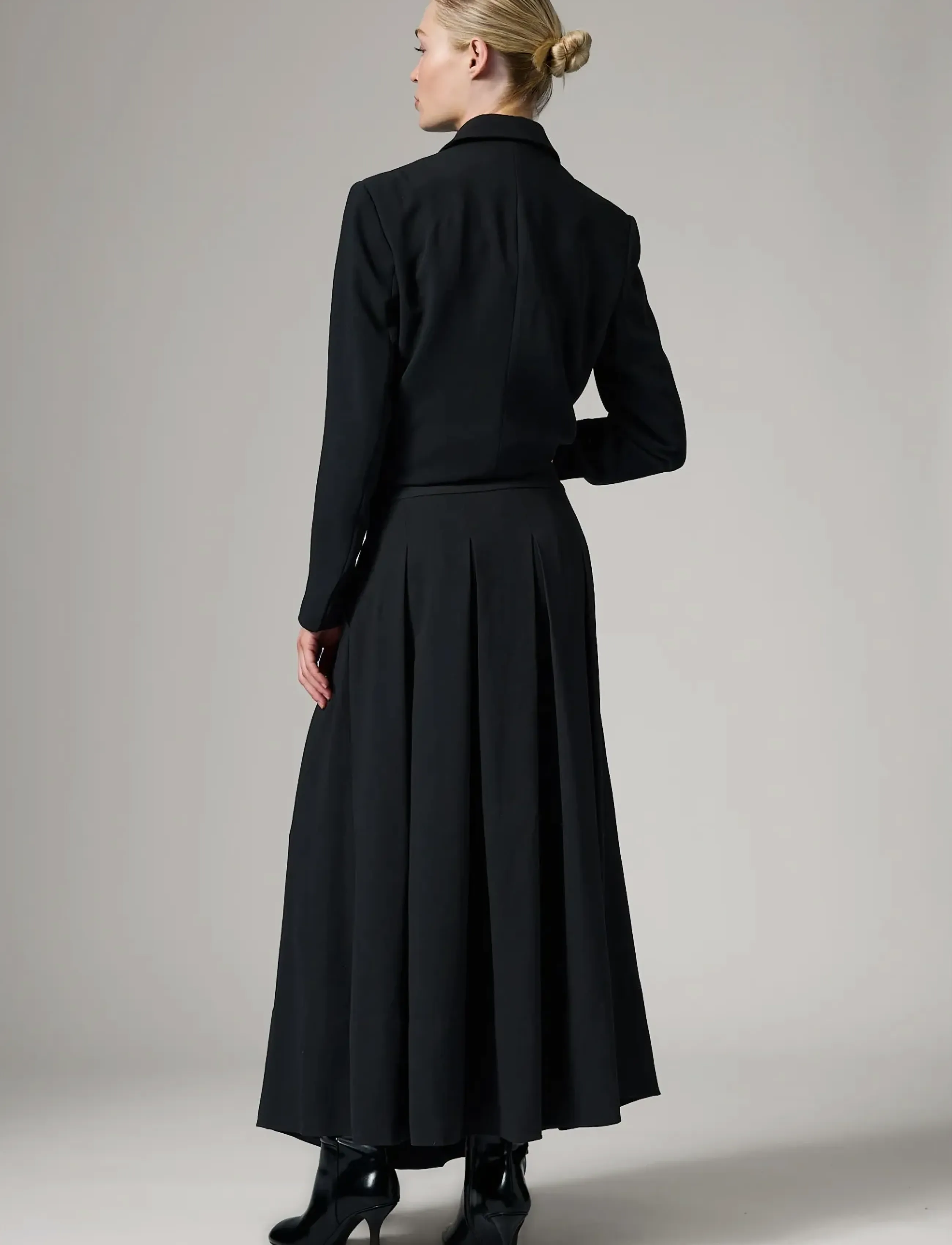 Day Birger et Mikkelsen - Chai - Classic Gabardine - plisserade kjolar - black - 3