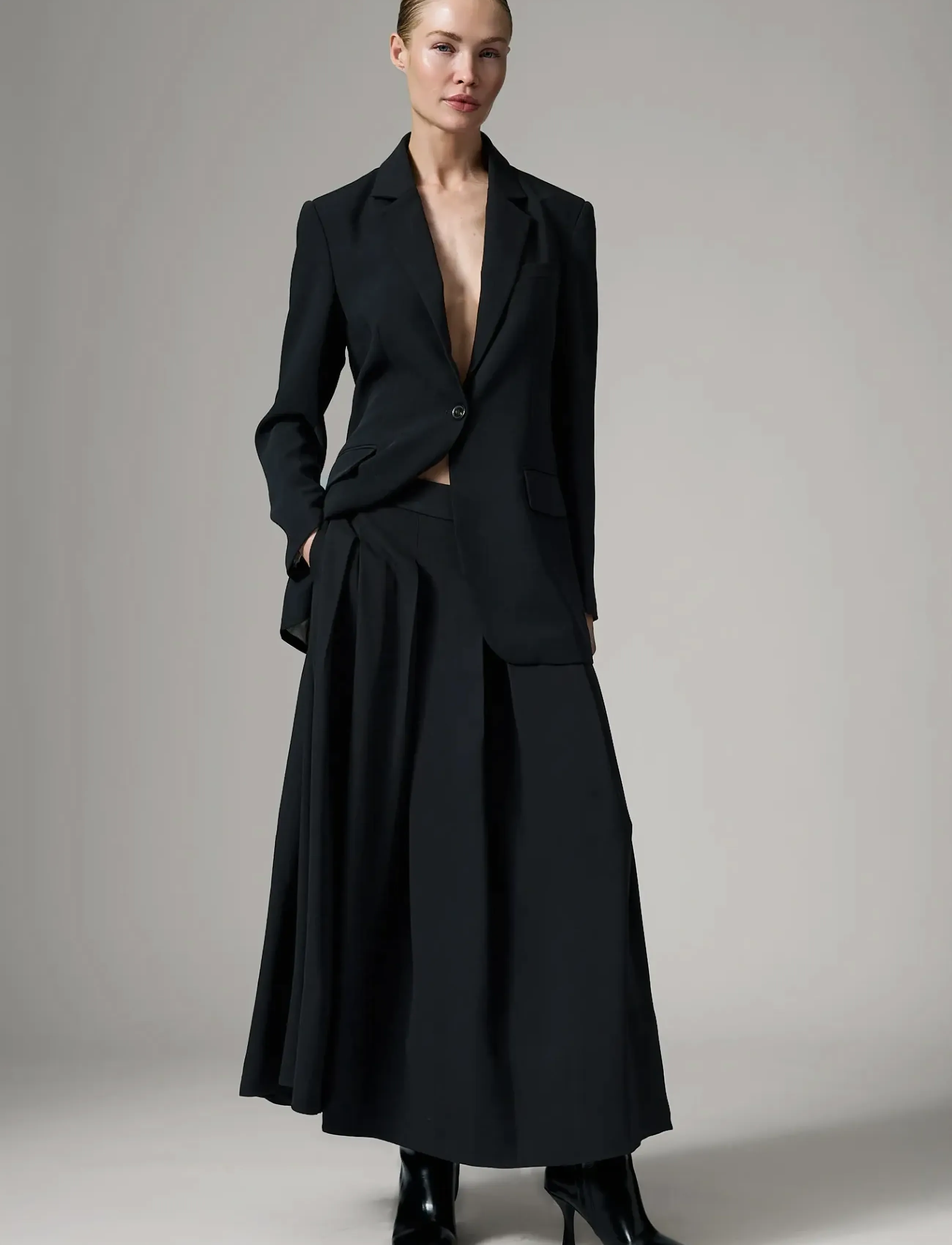 Day Birger et Mikkelsen - Chai - Classic Gabardine - plisserade kjolar - black - 5