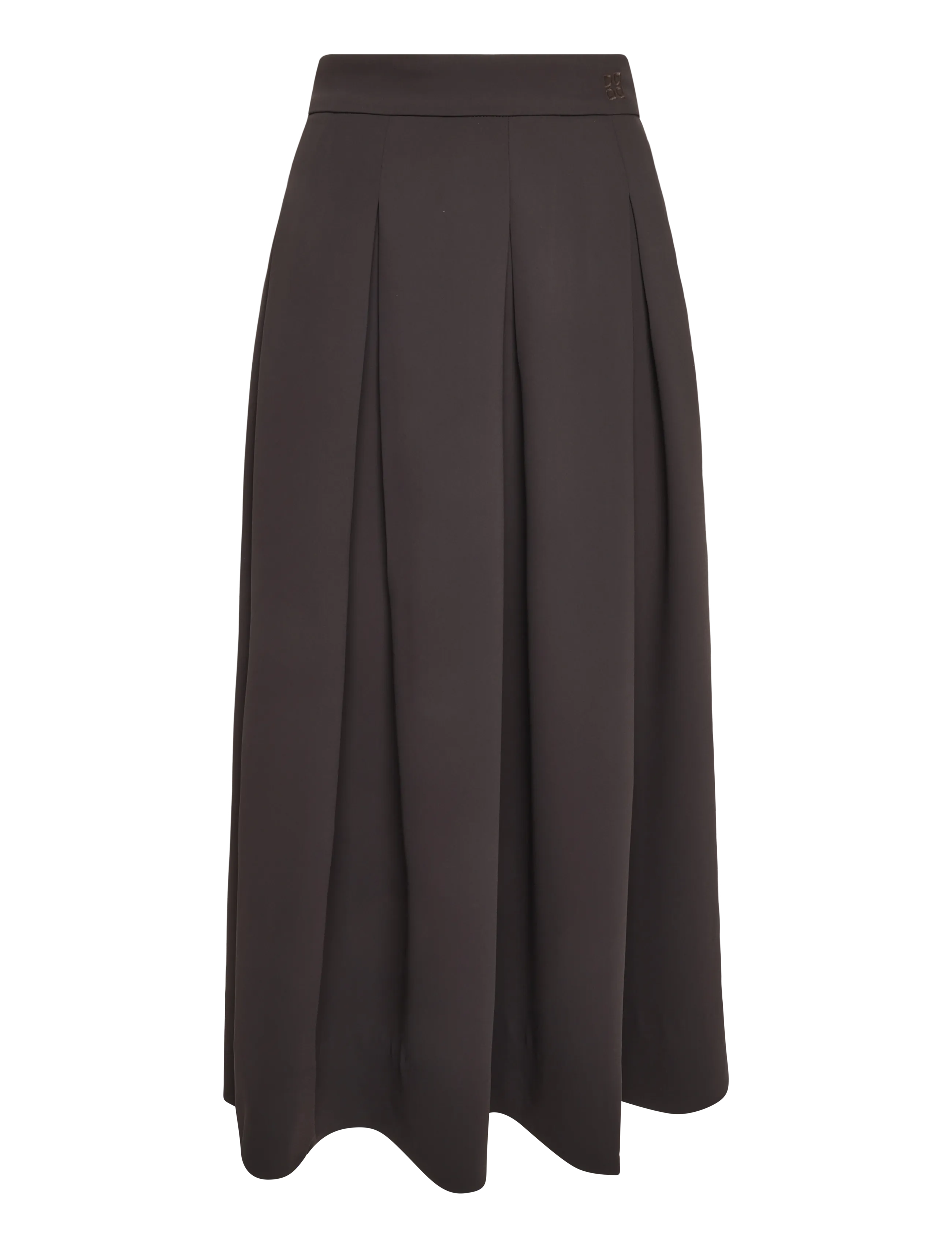 Day Birger et Mikkelsen - DAYChai - Classic Gabardine - midi-röcke - ganache - 2