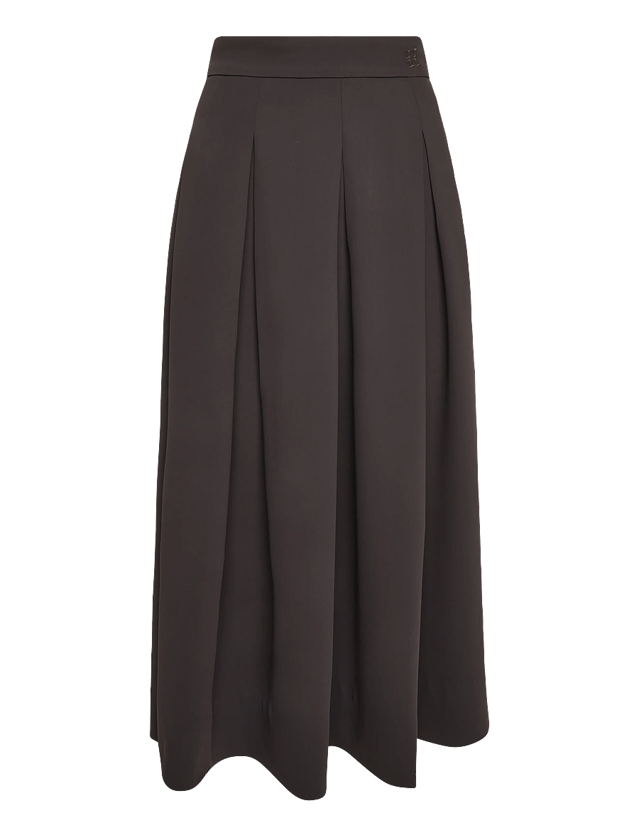 Day Birger et Mikkelsen - DAYChai - Classic Gabardine - midi-röcke - ganache - 2