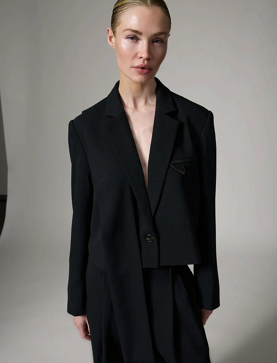 Day Birger et Mikkelsen - DAYEdie - Classic Gabardine - cropped-blazer - black - 0