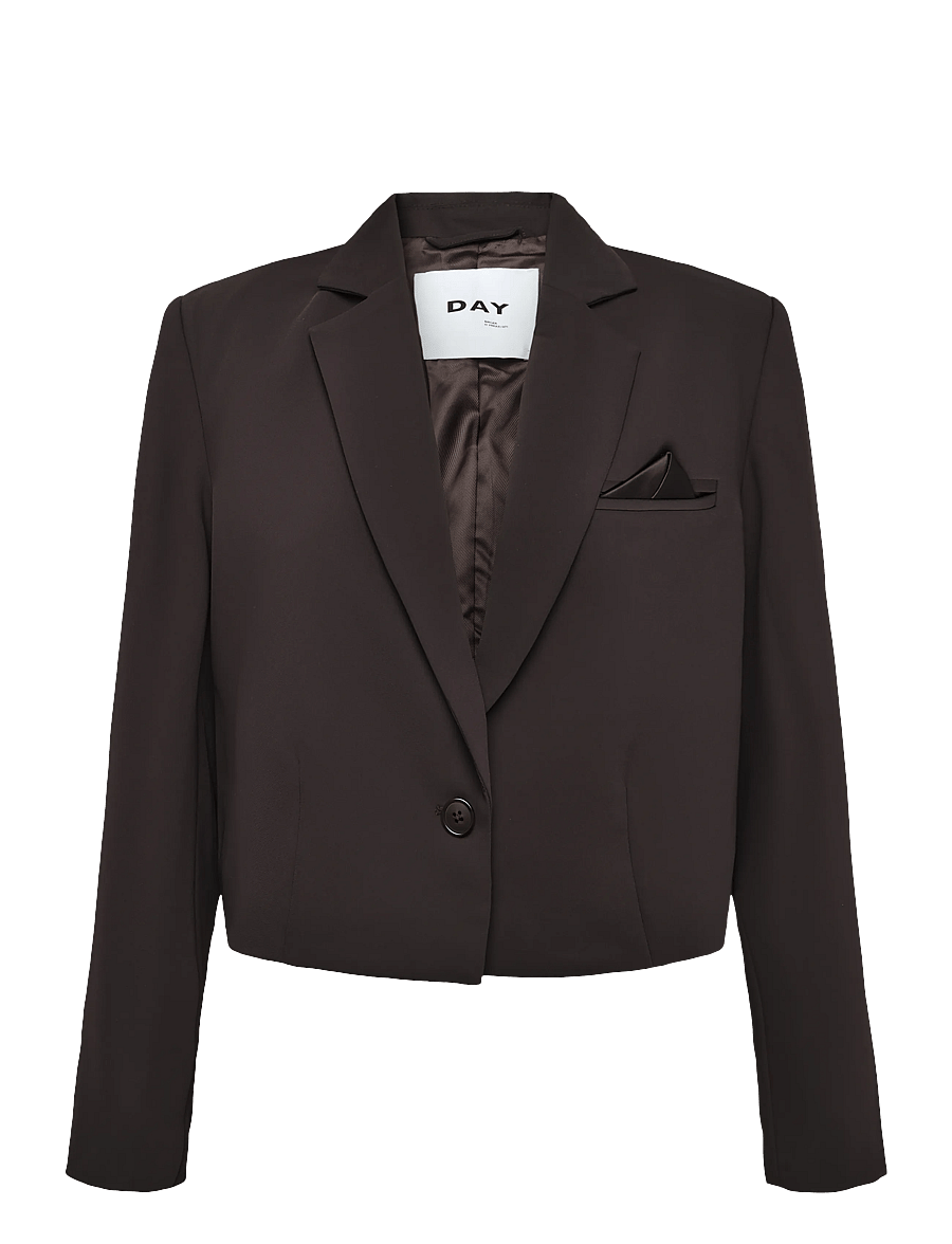 Day Birger et Mikkelsen - DAYEdie - Classic Gabardine - cropped-blazer - ganache - 1