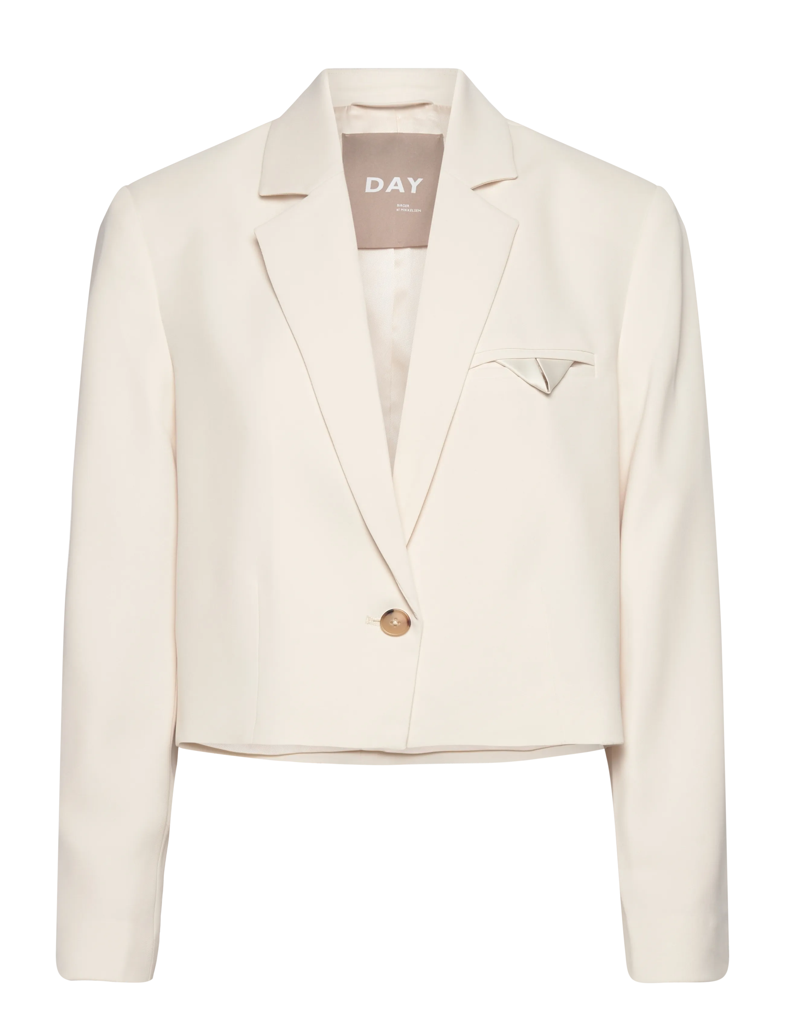 Day Birger et Mikkelsen DAYEdie - Classic Gabardine - Cropped-Blazer - IVORY SHADE / cream