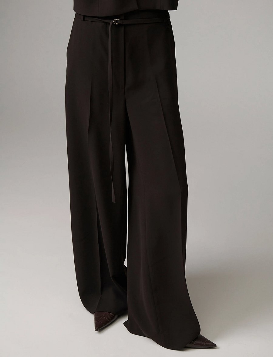 Day Birger et Mikkelsen - DAYElina - Classic Gabardine - hosen mit weitem bein - ganache - 4