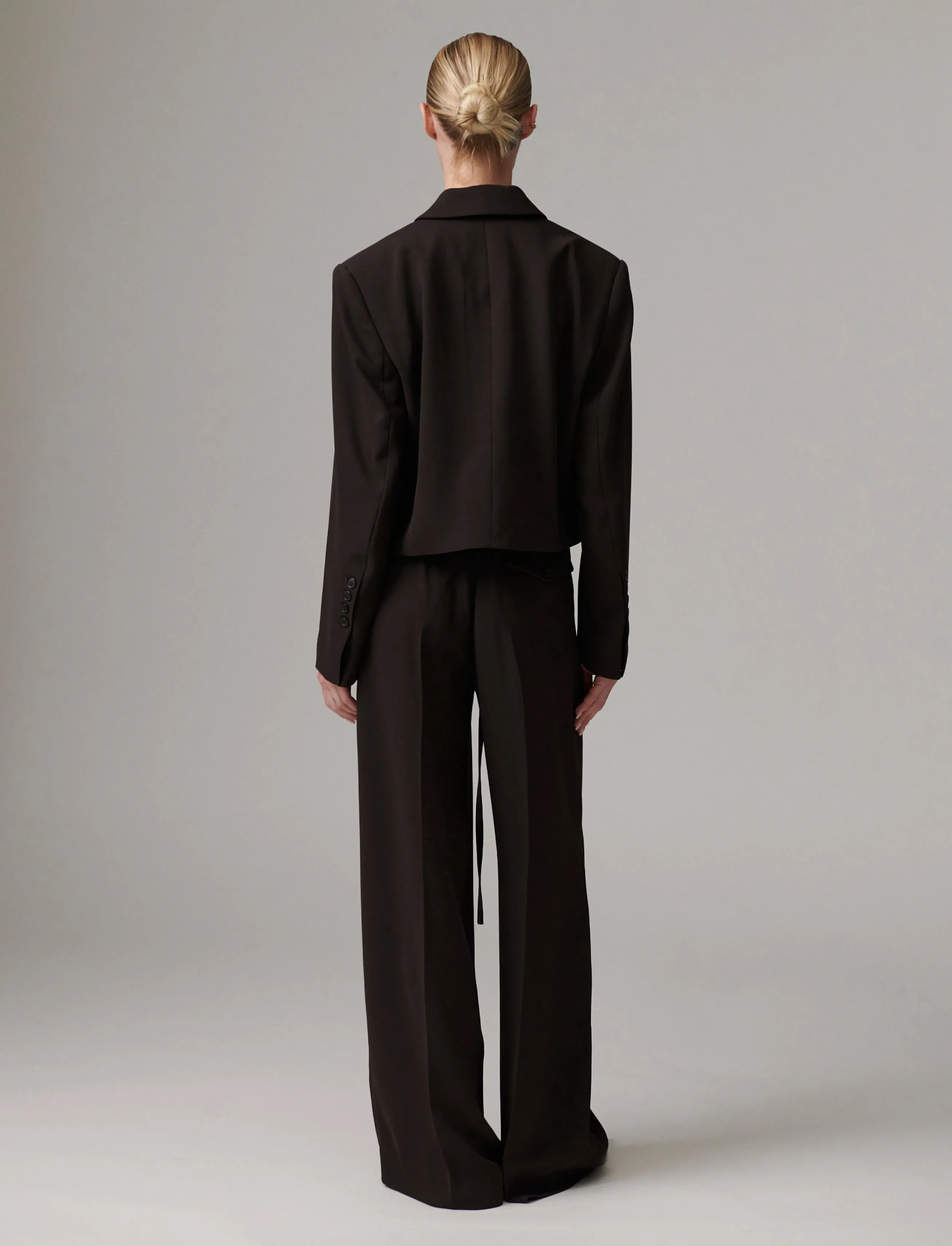 Day Birger et Mikkelsen - DAYElina - Classic Gabardine - laia säärega püksid - ganache - 5