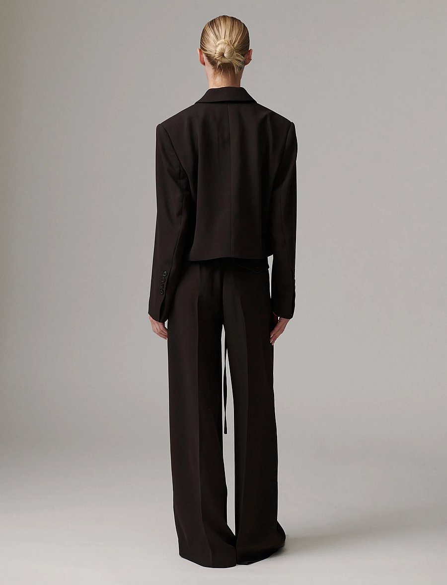 Day Birger et Mikkelsen - DAYElina - Classic Gabardine - hosen mit weitem bein - ganache - 5