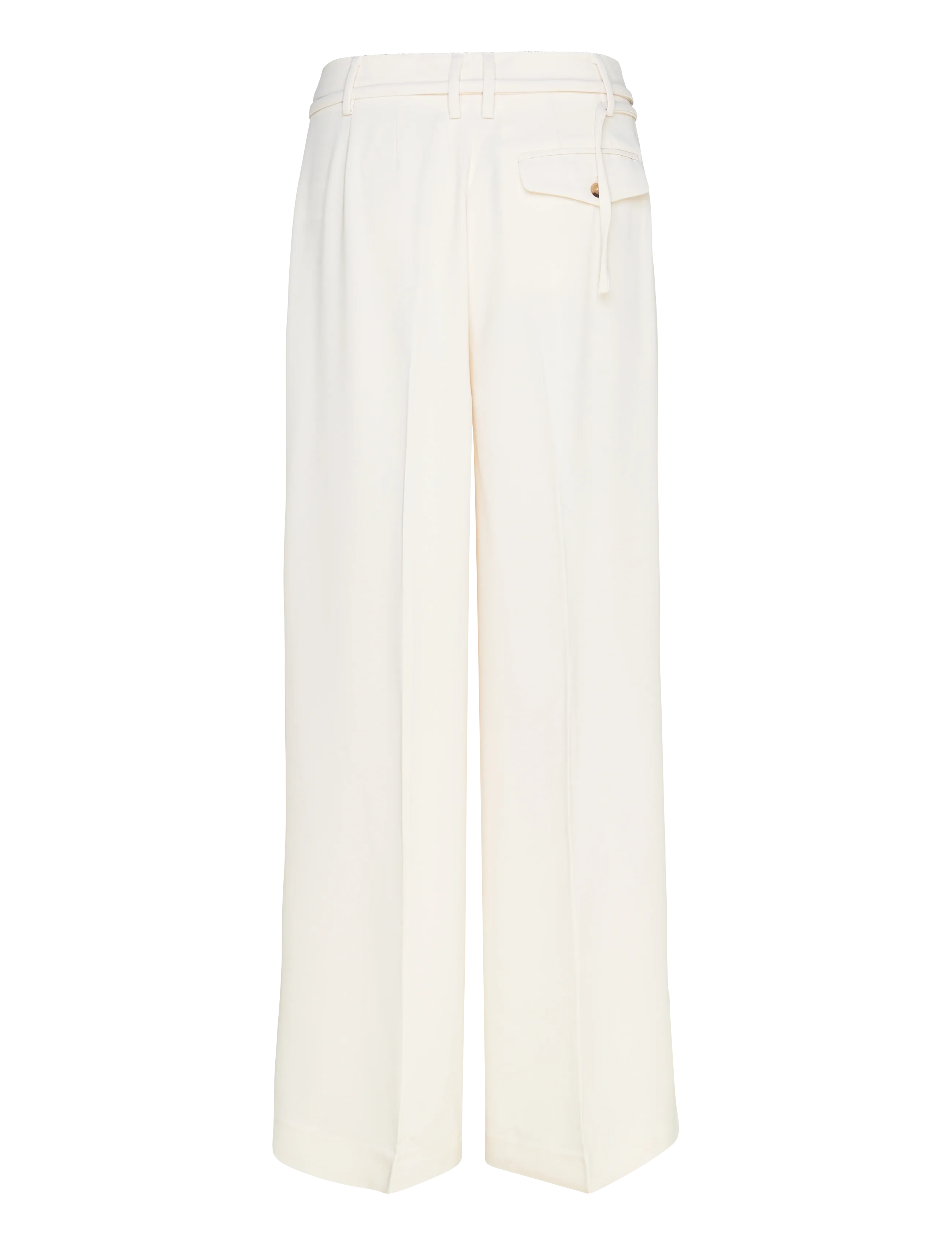 Day Birger et Mikkelsen Elina - Classic Gabardine - Hosen - IVORY SHADE / white