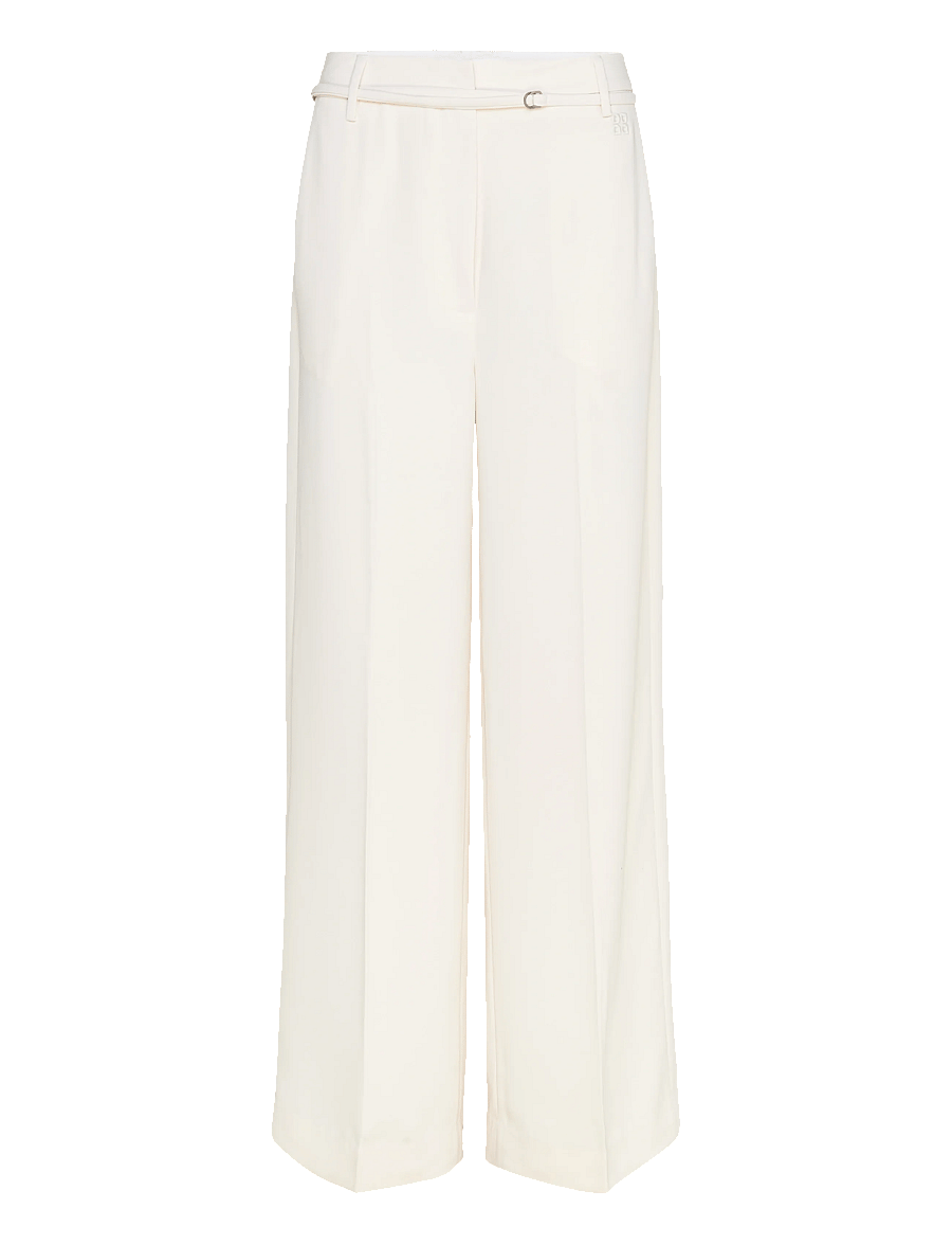 Day Birger et Mikkelsen - DAYElina - Classic Gabardine - hosen mit weitem bein - ivory shade - 2
