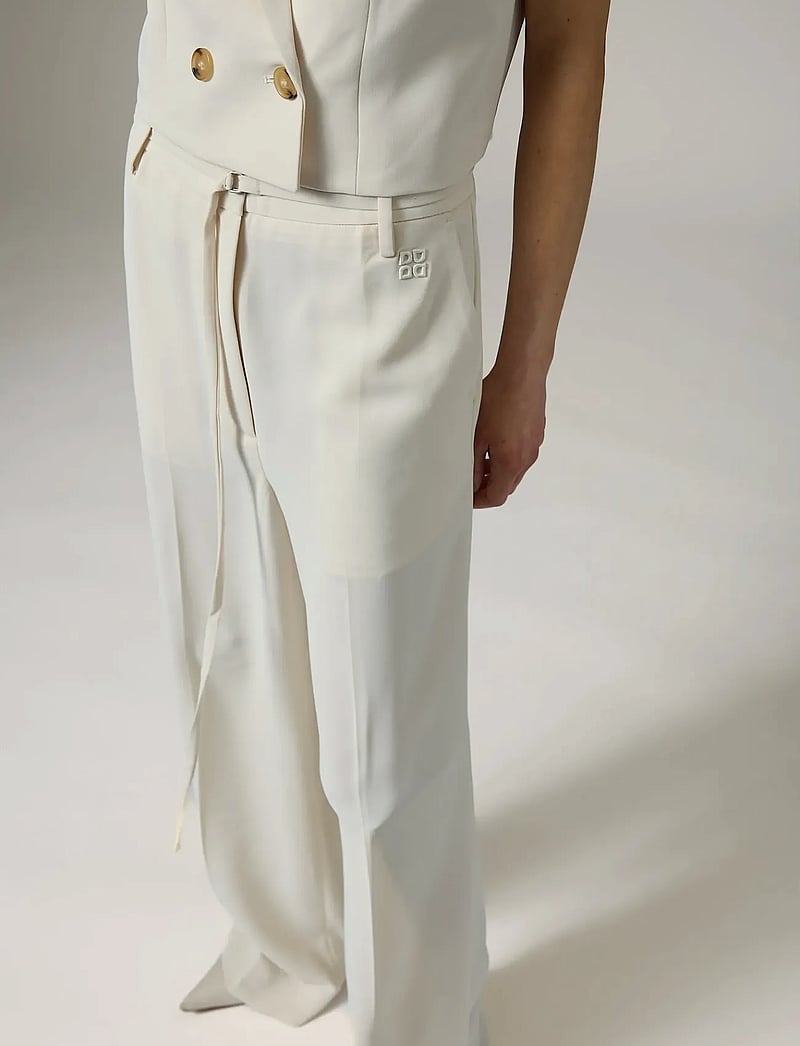 Day Birger et Mikkelsen - Elina - Classic Gabardine - hosen mit weitem bein - ivory shade - 4
