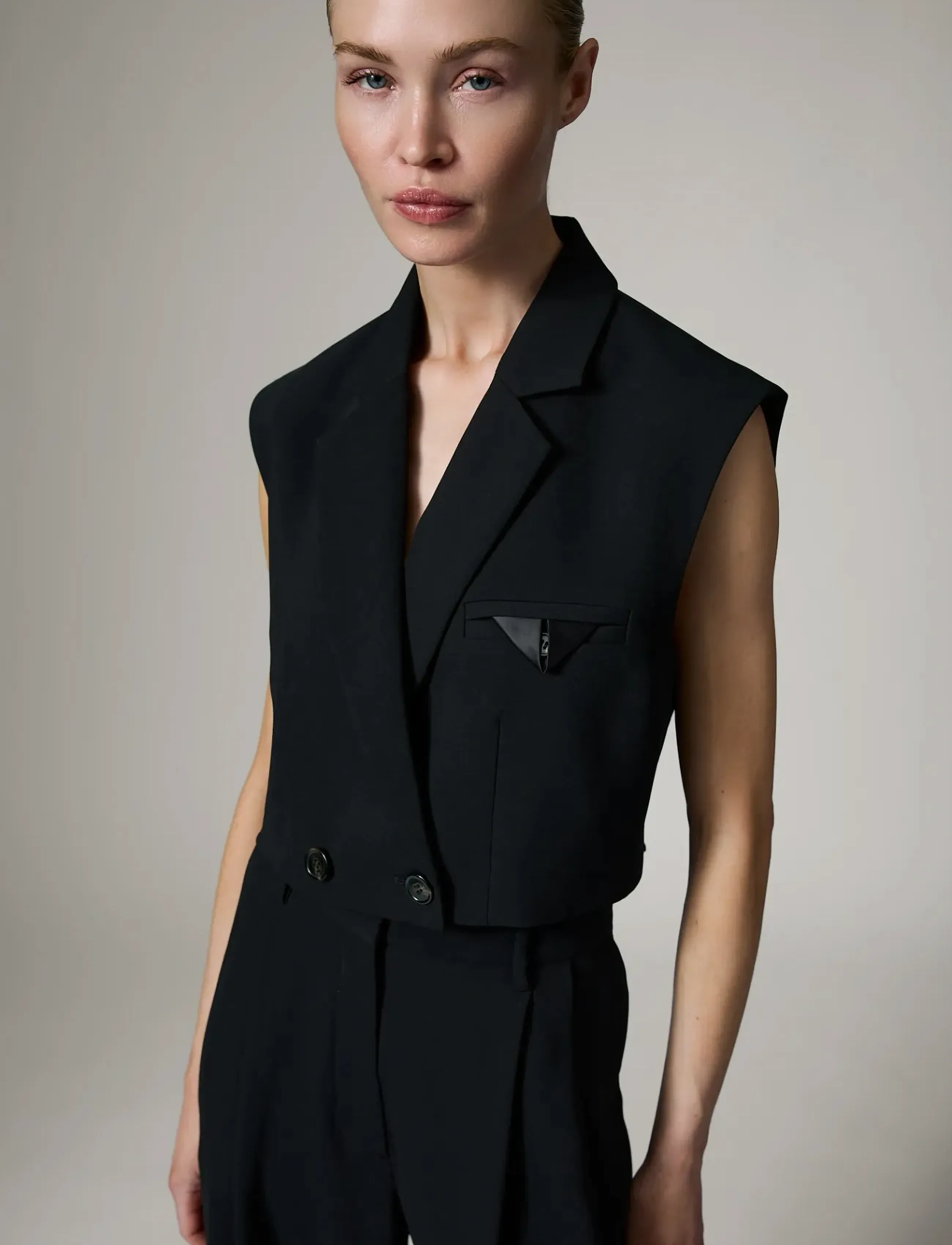 Day Birger et Mikkelsen - Marnie - Classic Gabardine - cropped blazers - black - 4