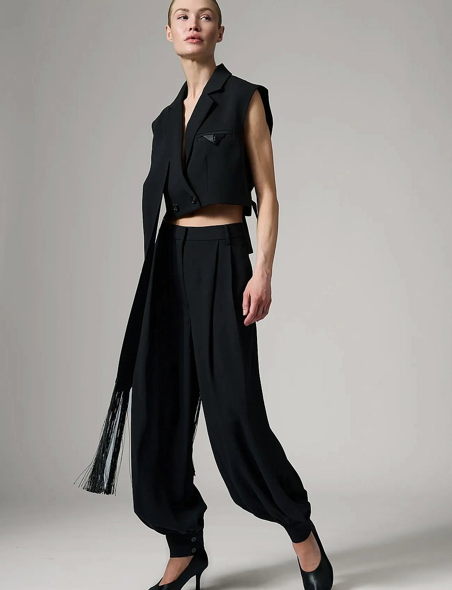 Day Birger et Mikkelsen - DAYOda - Classic Gabardine - hosen mit geradem bein - black - 0