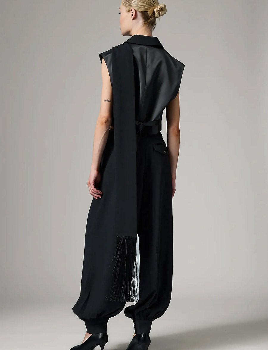Day Birger et Mikkelsen - DAYOda - Classic Gabardine - hosen mit geradem bein - black - 3