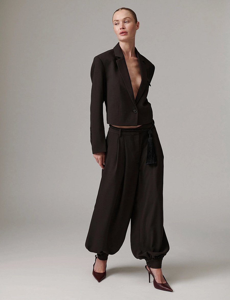Day Birger et Mikkelsen - DAYOda - Classic Gabardine - hosen mit geradem bein - ganache - 0