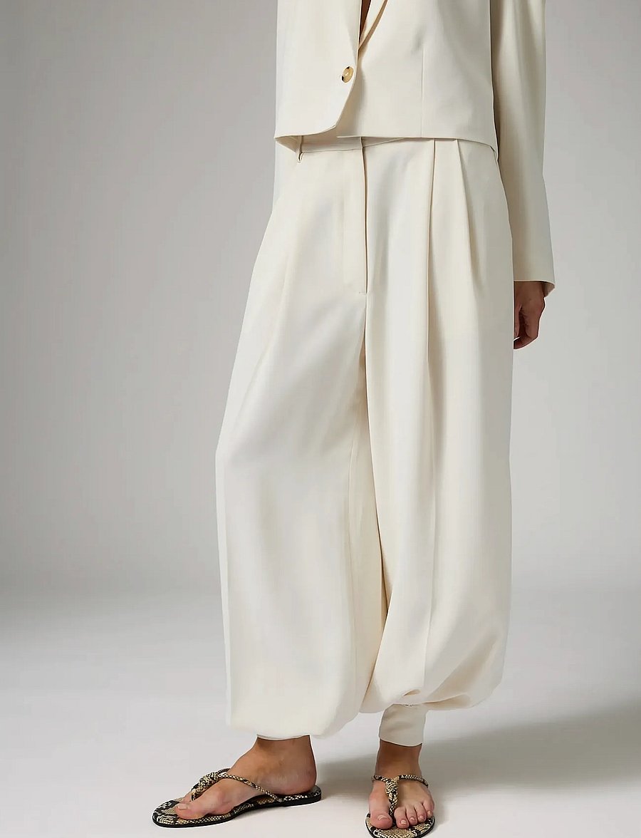 Day Birger et Mikkelsen - DAYOda - Classic Gabardine - barrel-püksid - ivory shade - 0